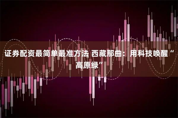 证券配资最简单最准方法 西藏那曲：用科技唤醒“高原绿”